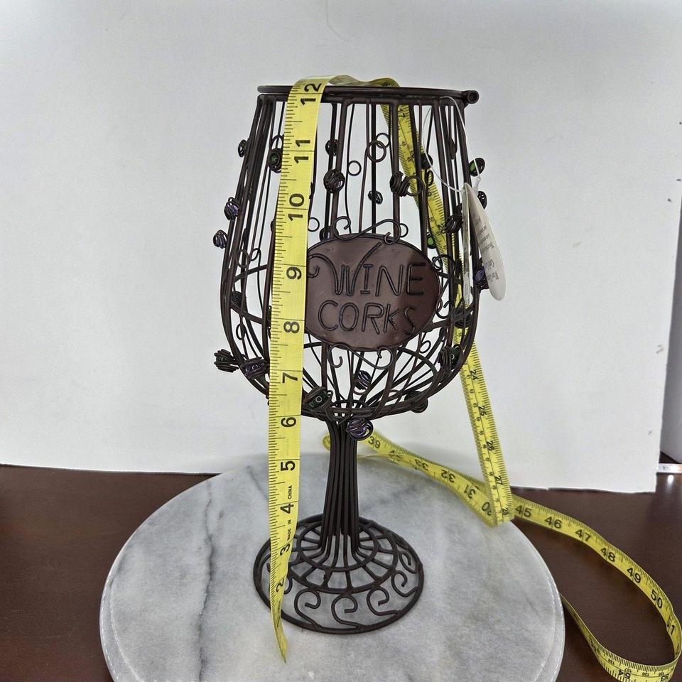 Wine Cork Cage Holder Glass 8
