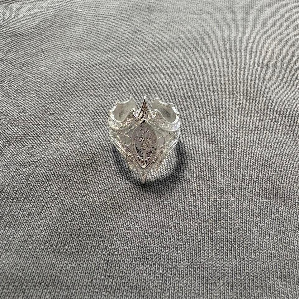 Vintage Silver Gothic Ring One 565a 6