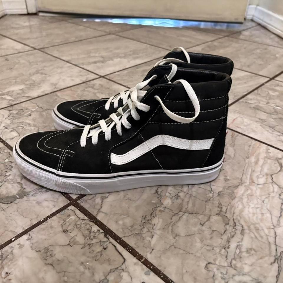 Black Vans High Top Skateboarding 3dd1 4
