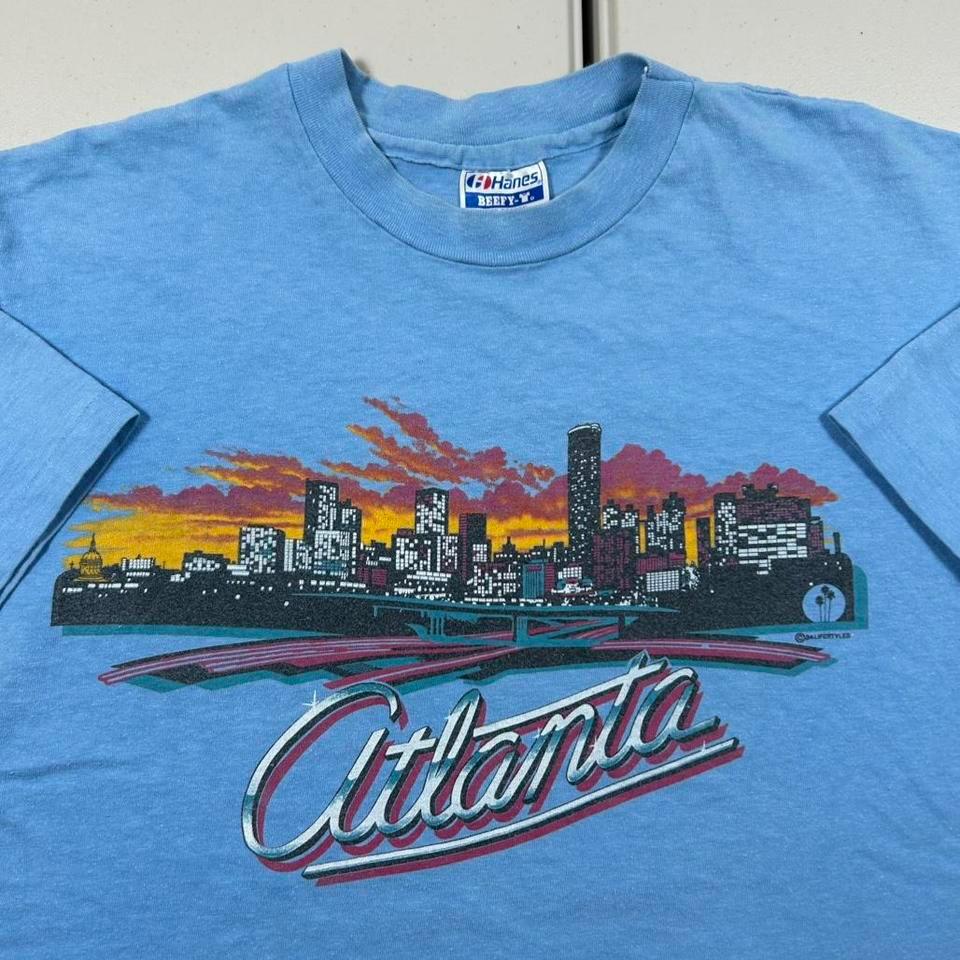 Vintage 80s Atlanta Graphic Shirt 12b5