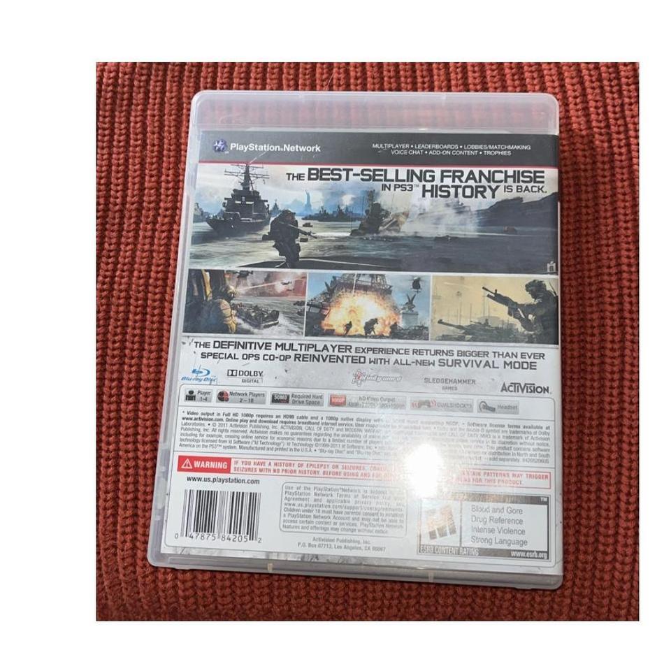 Vintage Ps3 Call Of Duty 3