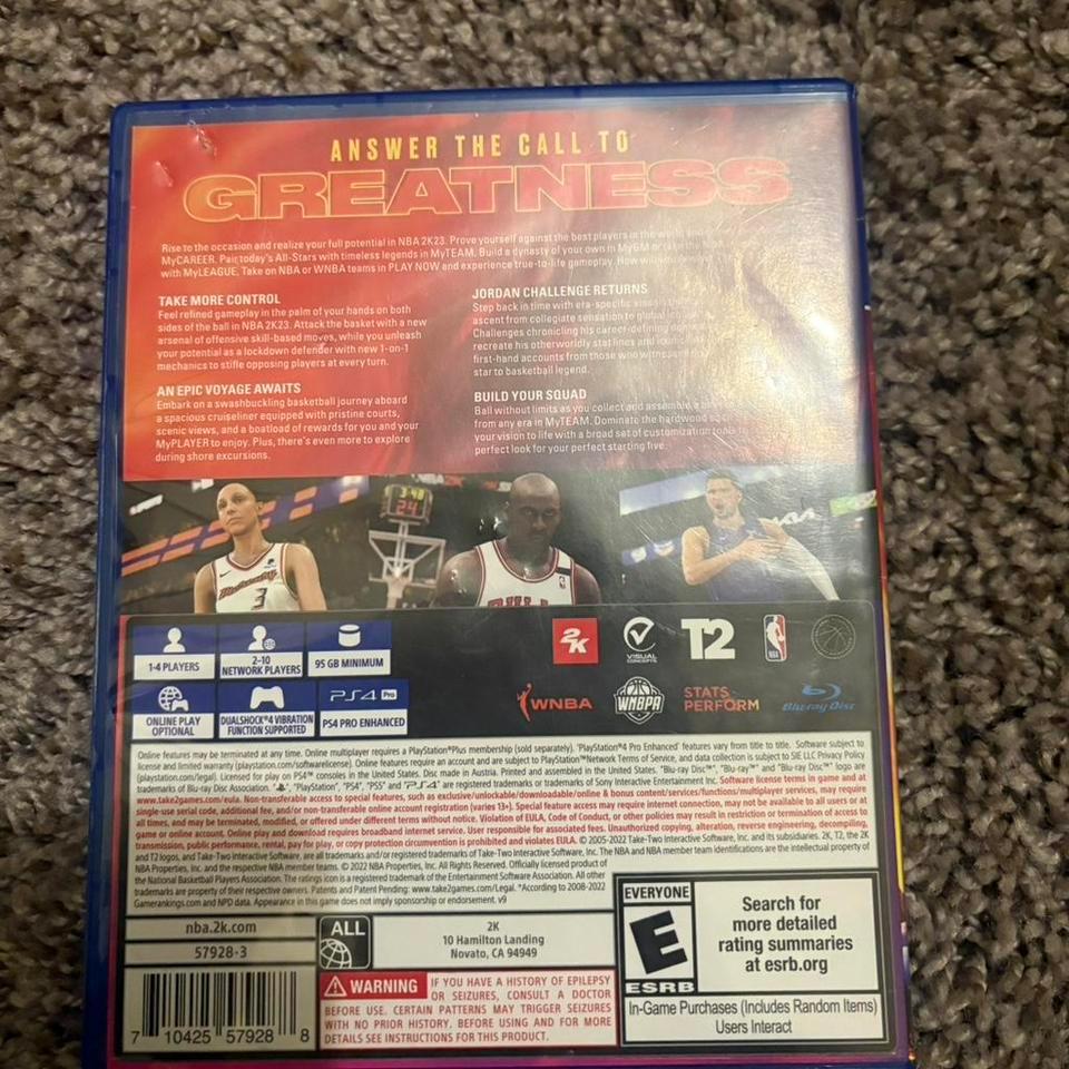 Nba 2k23 Ps4 Game Nba2k23 2