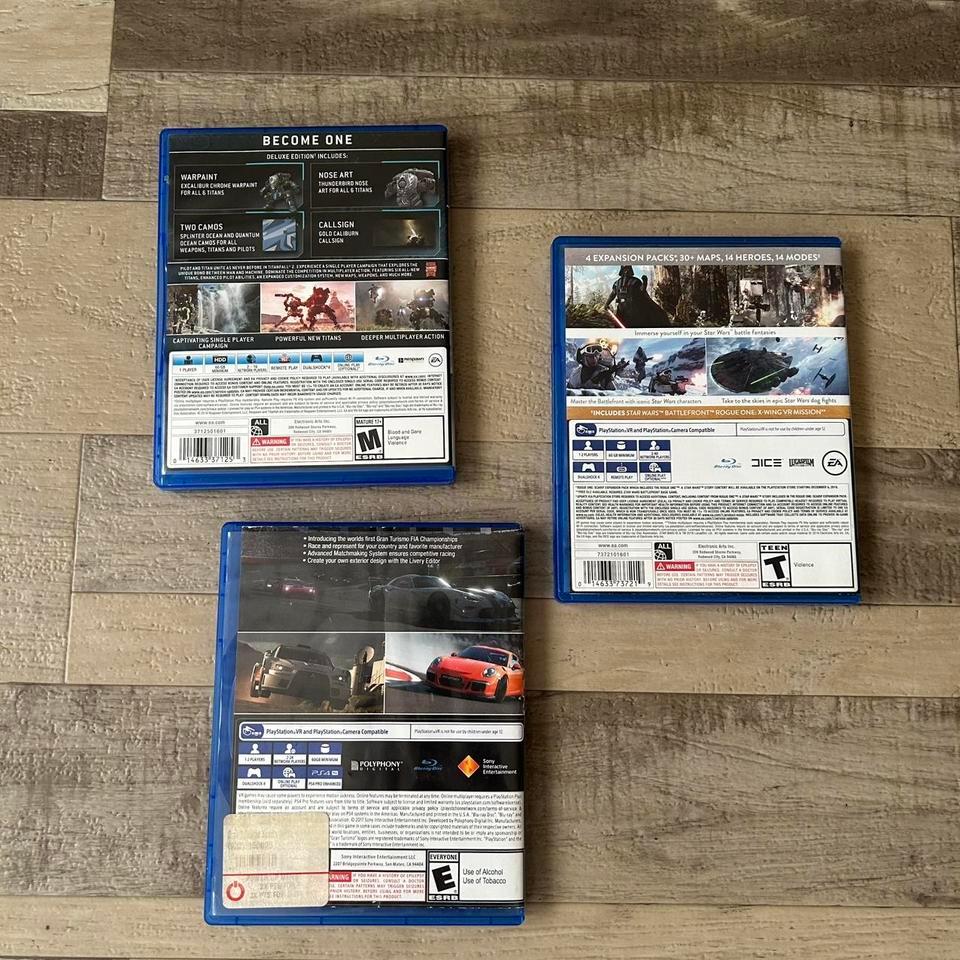 Bundle Of 3 Playstation 4 3