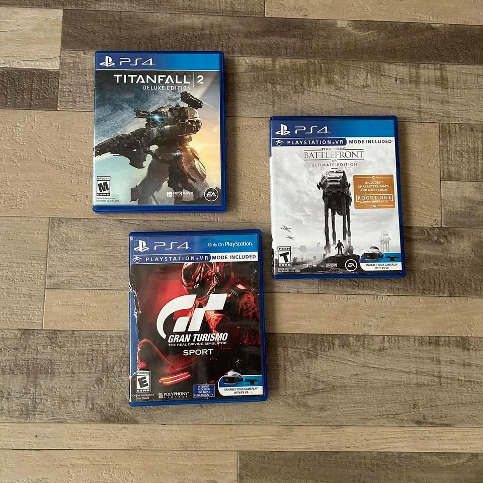 Bundle Of 3 Playstation 4