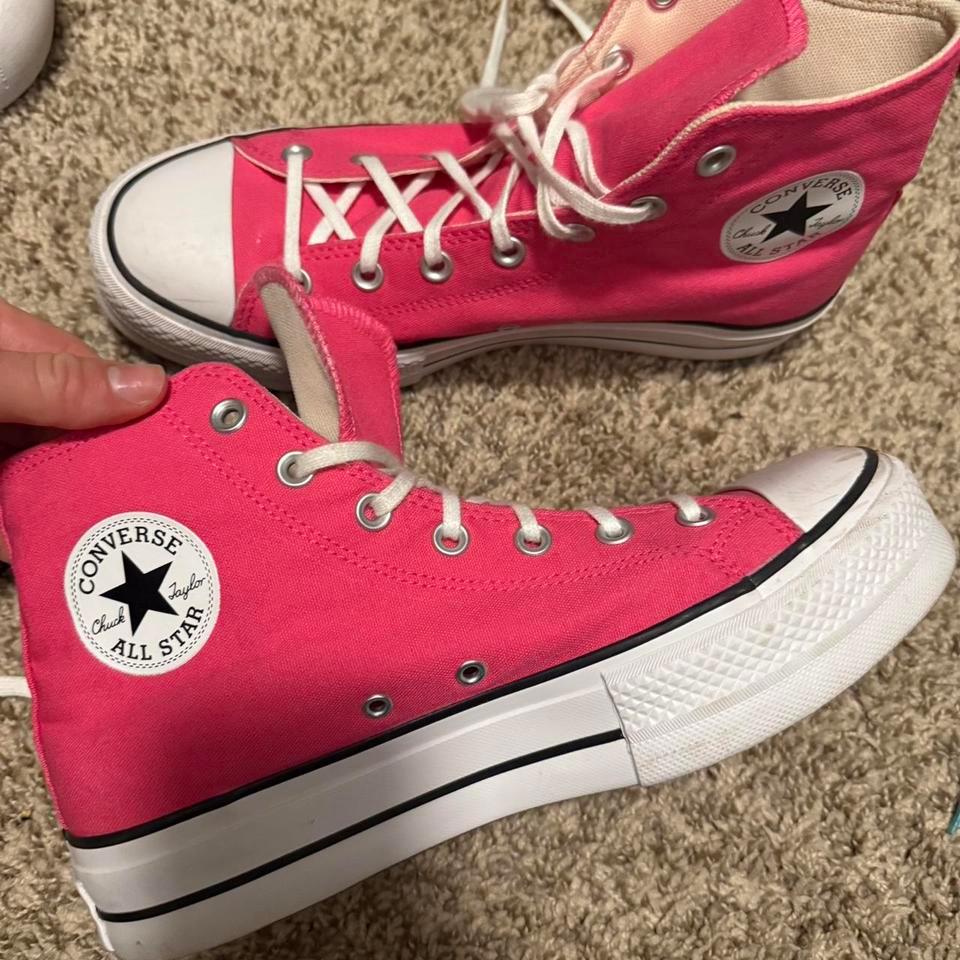 Hot Pink Platform Converse Size 7e09 4