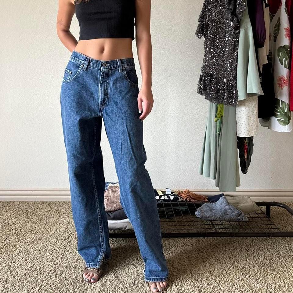 Levis Blue Baggy Jeans Size Ef58