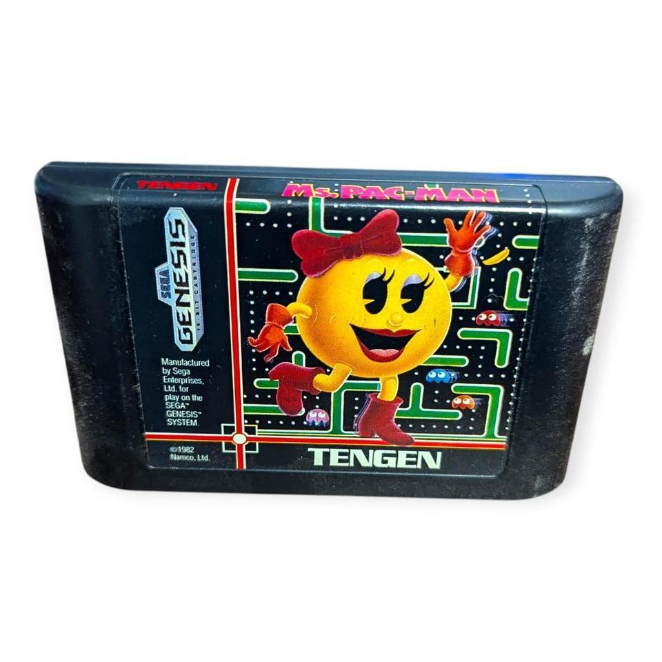 Ms Pac Man Sega Genesis Tengen Daf5