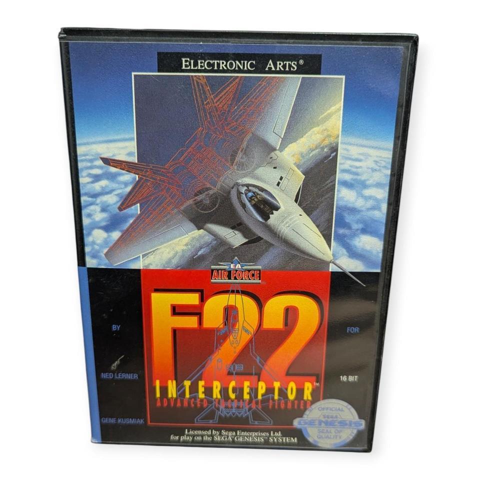 F 22 Interceptor Sega Genesis Game E0bd 2