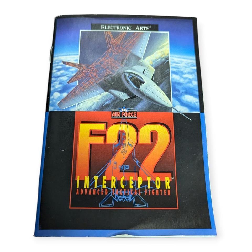 F 22 Interceptor Sega Genesis Game E0bd 6