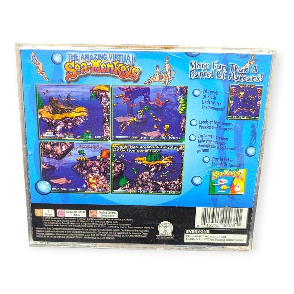 The Amazing Virtual Sea Monkeys Playstation E1e0 3