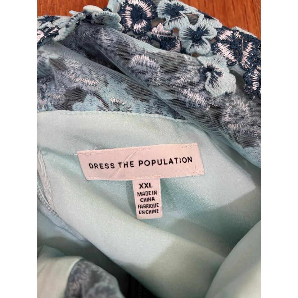 Dress The Population Aqua Blue 7