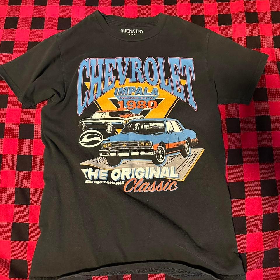 Black Chevrolet Impala 1980 Graphic