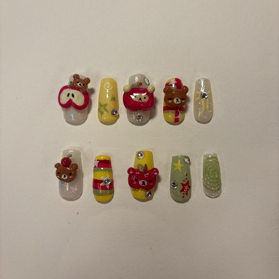 3d Apple Rilakkuma Press 7796