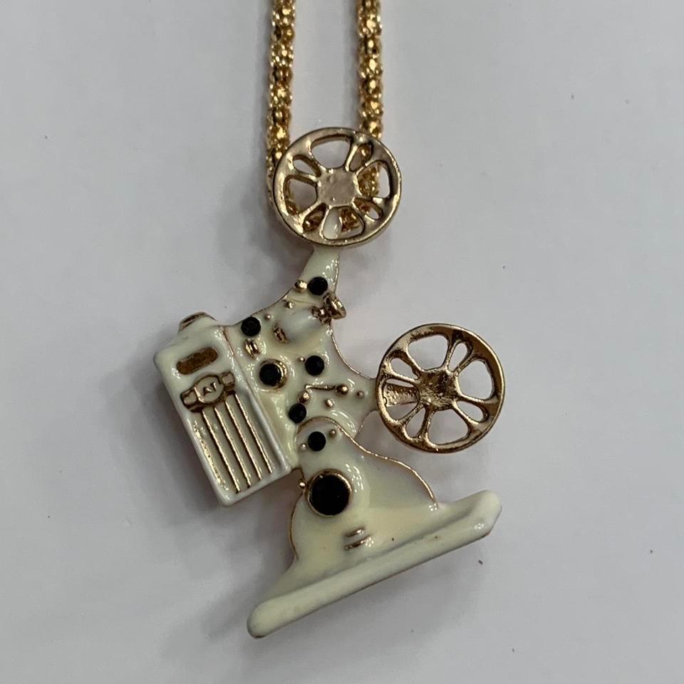 1970s Vintage White And Gold