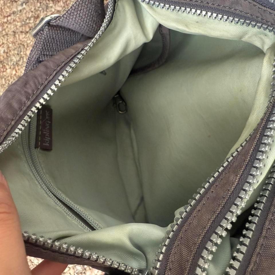 Grey Kipling Bag With Multiple 7