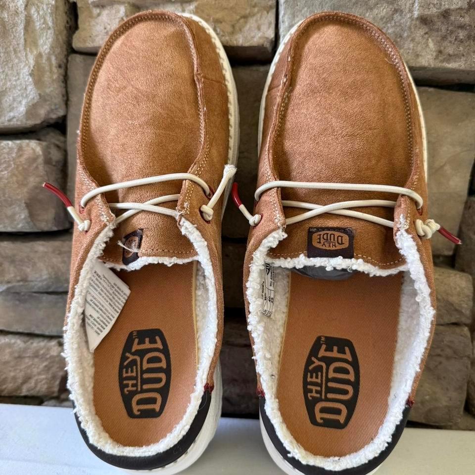 Hey Dude Brown Suede Moccasin C0ca