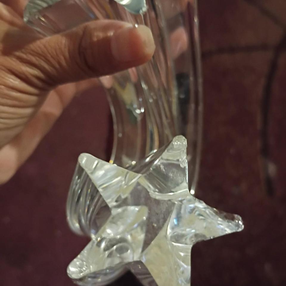 Clear Glass Shooting Star Small E21e 3