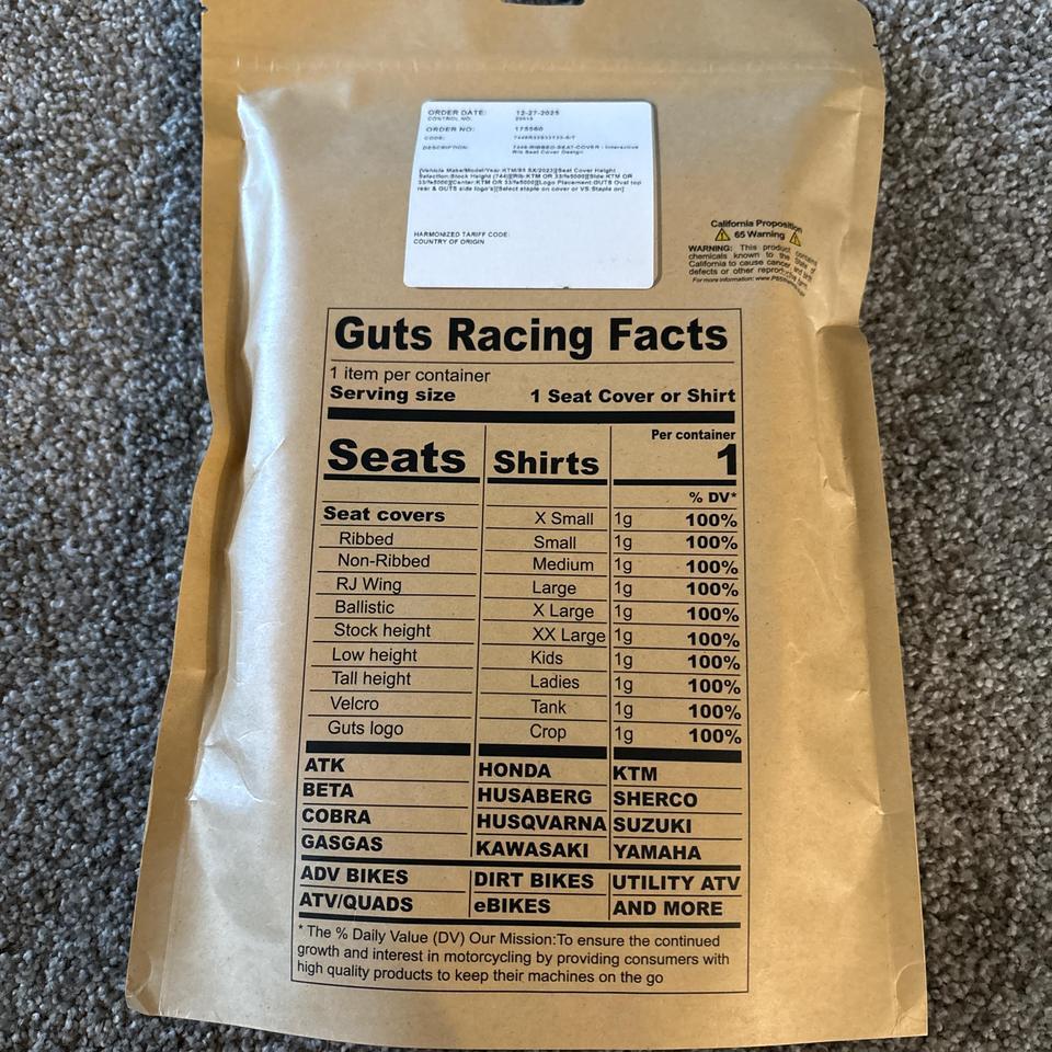 Brand New Guts Racing All 6cb0 2