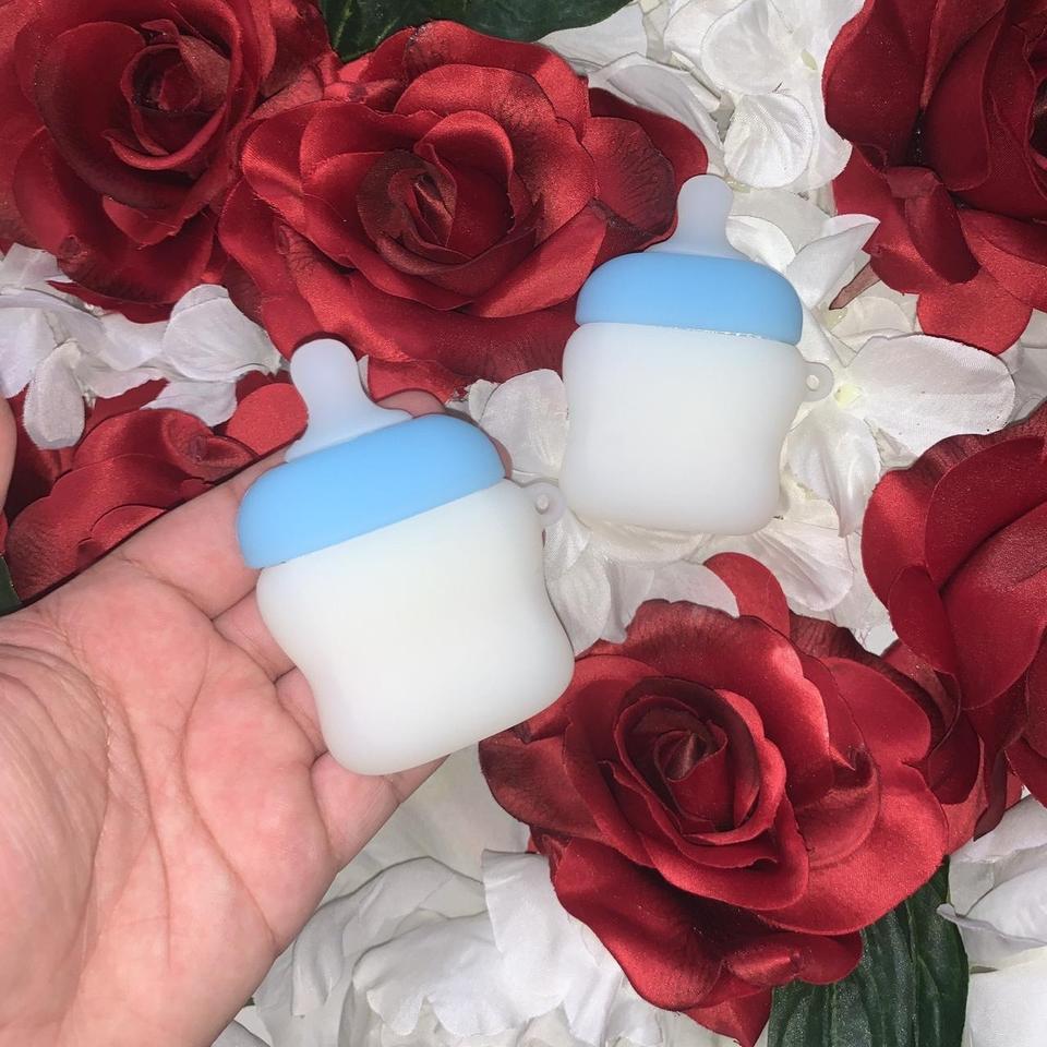 Blue Baby Bottle Airpod Case