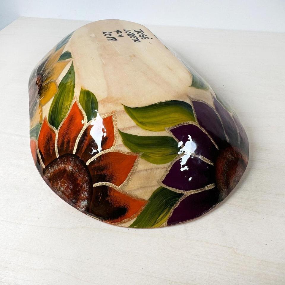 Beautiful Large Artist Signed Wood 71d9 6