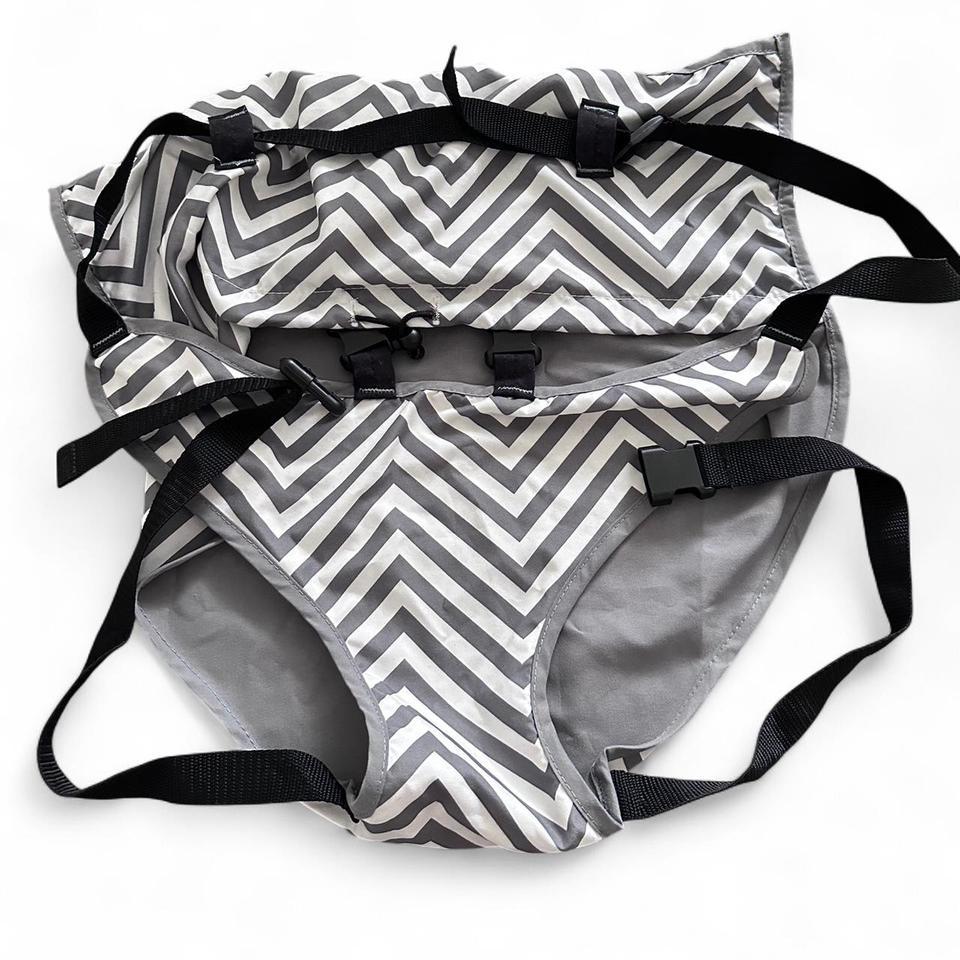 Grey And White Chevron Baby