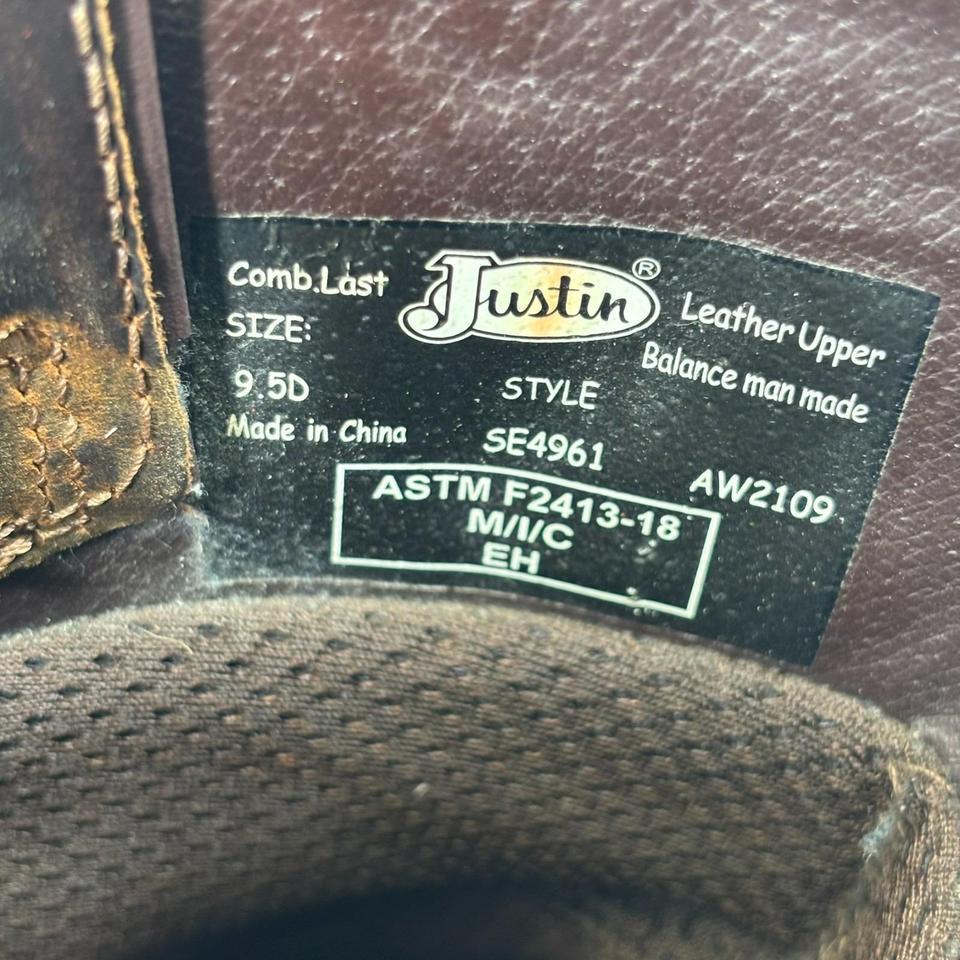 Justin Se4961 Drywall Mens Us 2459 7