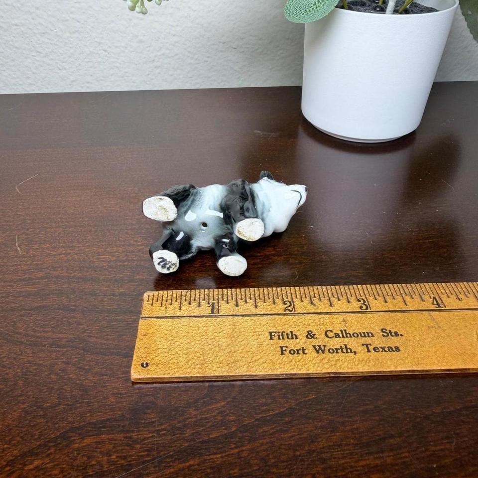 Vintage Miniature Panda Bear Porcelain 5fd3 6