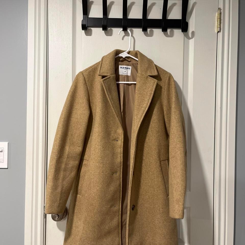 Old Navy Tan Car Coat B868