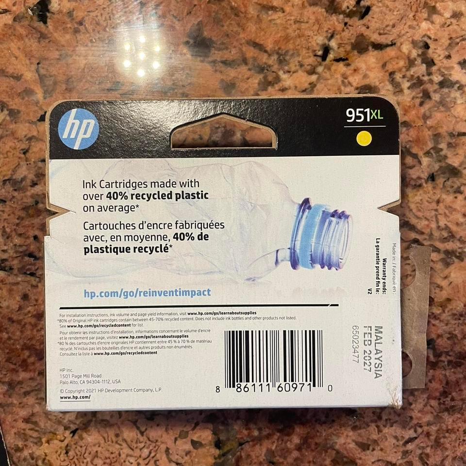 Hp 951xl Yellow Ink Cartridge 2