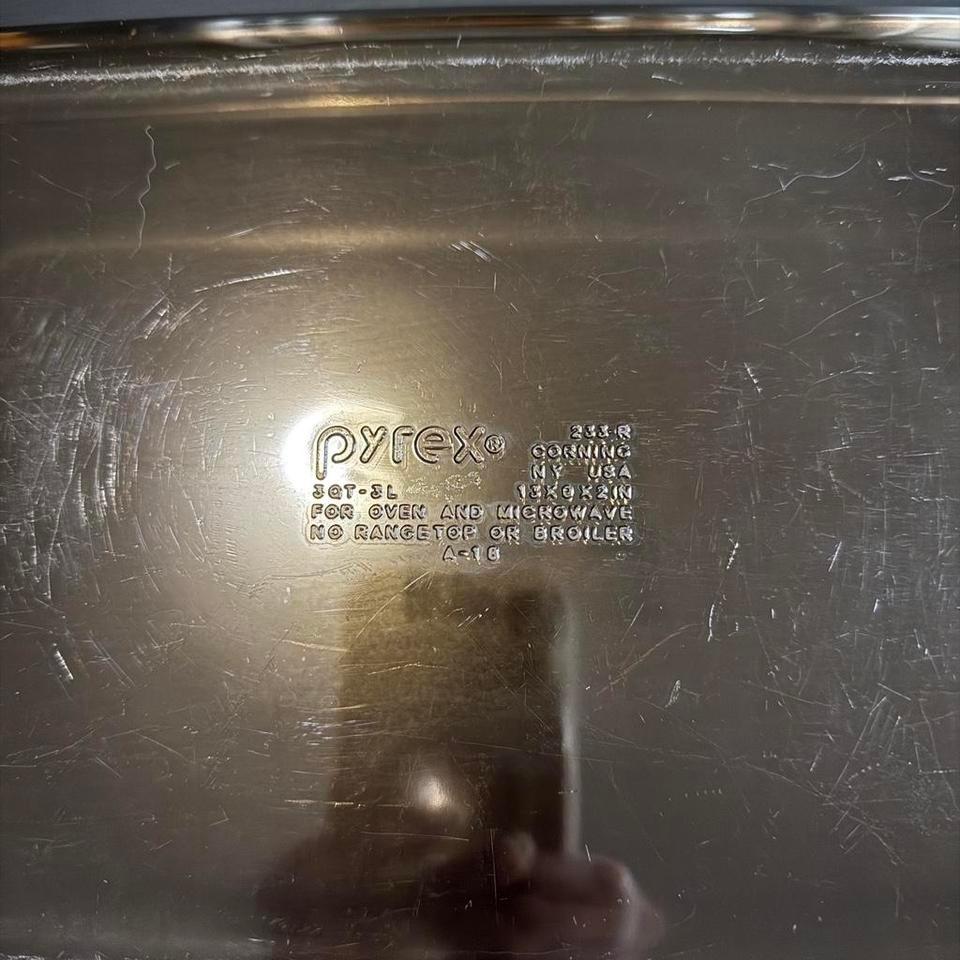 Vintage Pyrex 13x9 Smoky Brown 8765 4