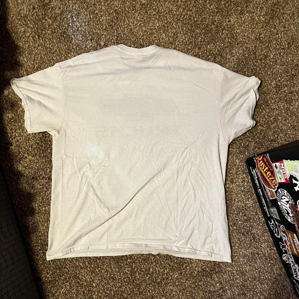 White Vintage Chevy Trucks Cotton 3