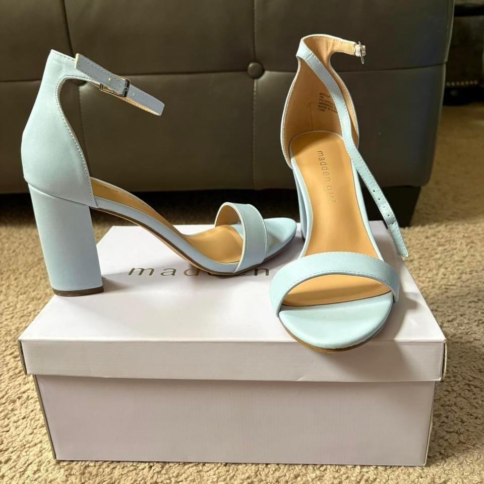 Madden Girl Baby Blue Heels E7e8