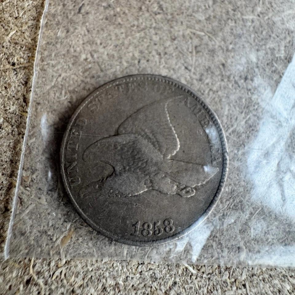 1858 Flying Eagle Cent Penny 2