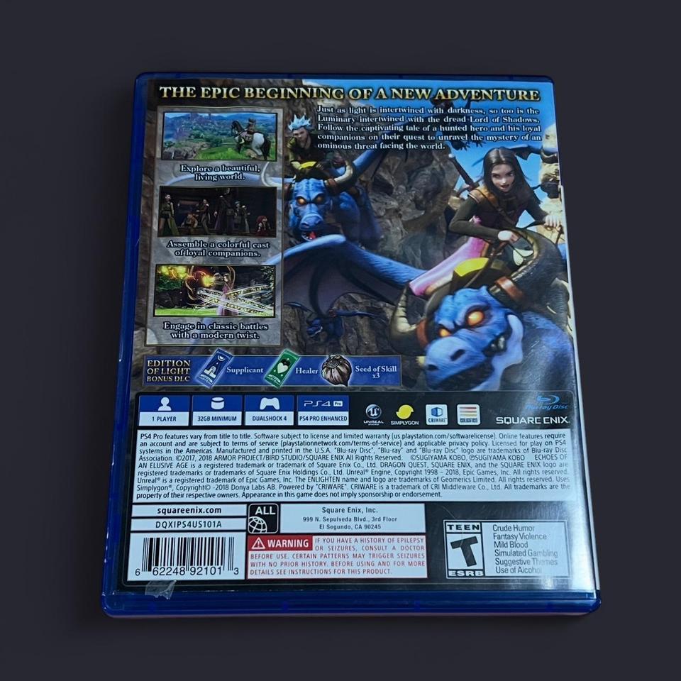 Used Dragon Quest Xi Echoes 2