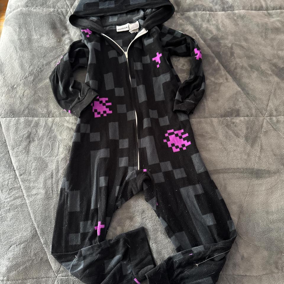 Black Pink Minecraft Hoodie 7b9e