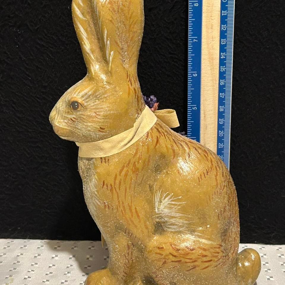 Vintage Chalk Easter Rabbit Bunny 8732 6