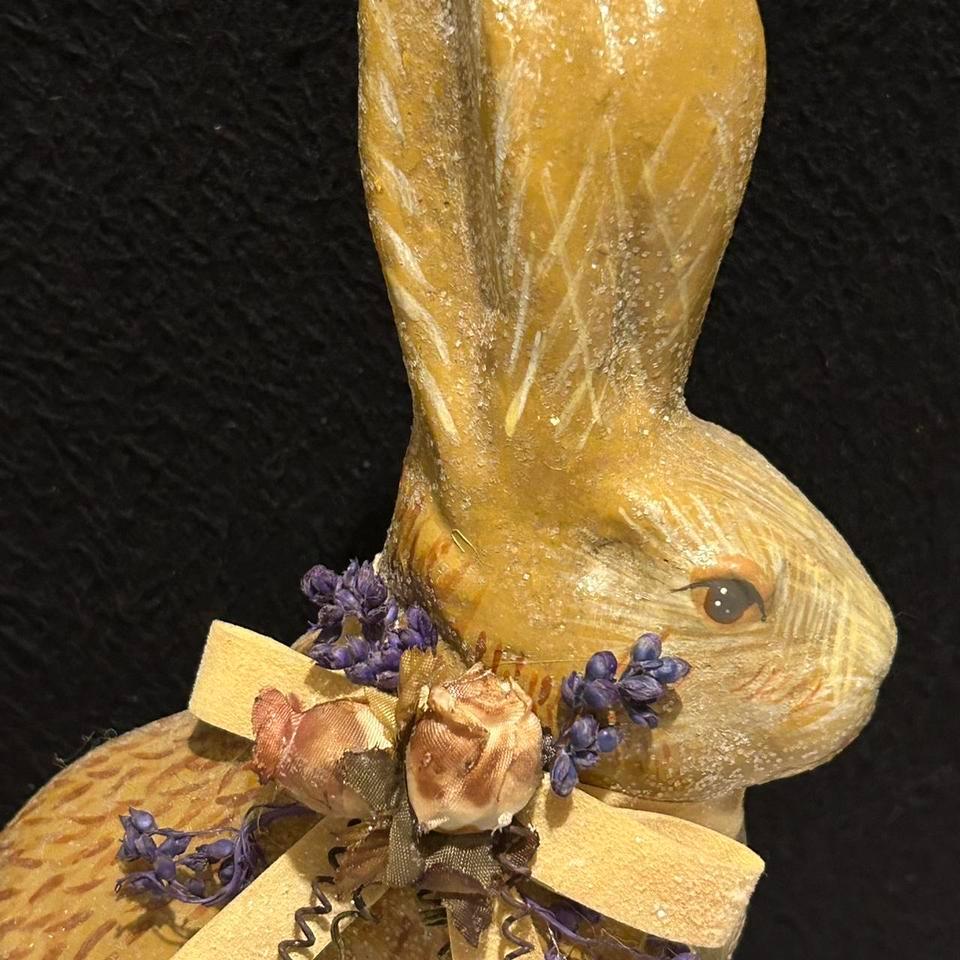 Vintage Chalk Easter Rabbit Bunny 8732 5