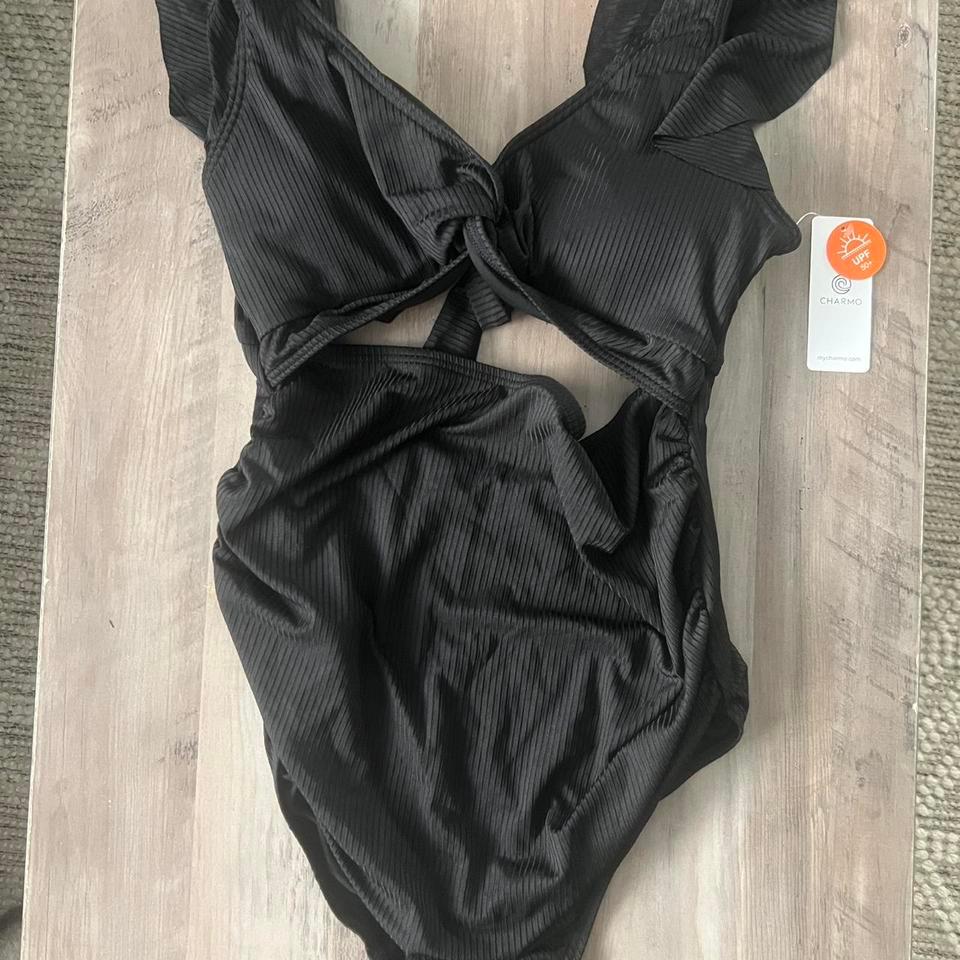 Charmo Ruffle Maternity Bathing Suits 2