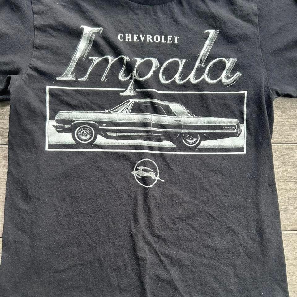 Black Chevrolet Impala Graphic Tee Bfc0