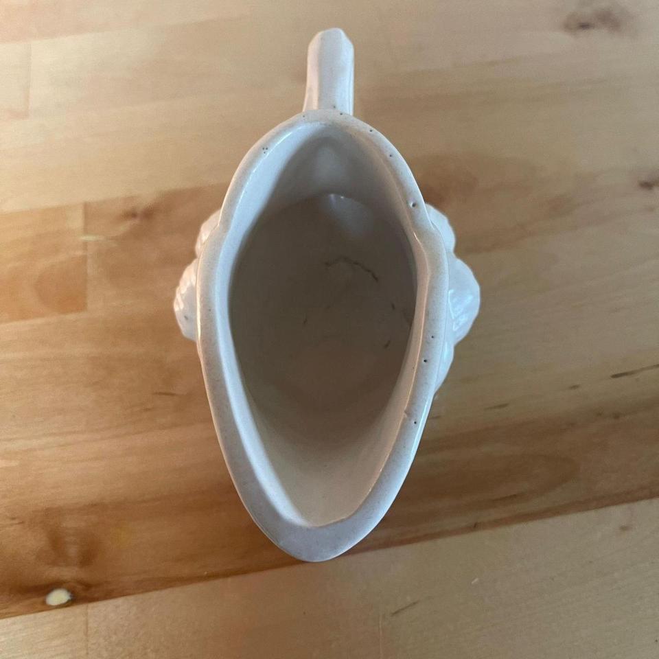 Vintage Cream Ceramic Creamer Pitcher 7da0 2