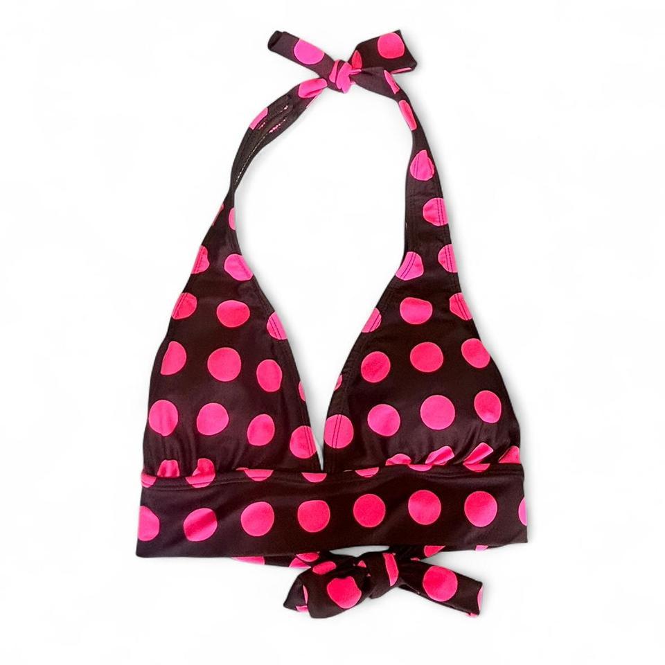 Hot Pink Brown Polka 0ca2