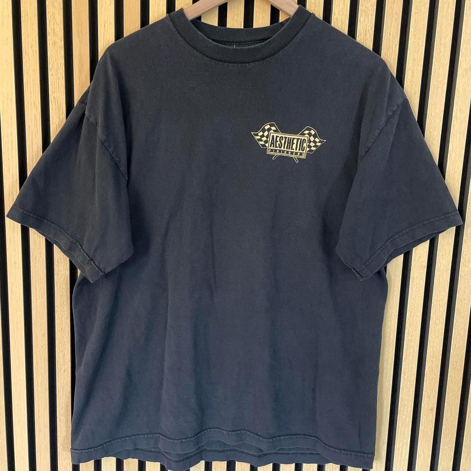 Aesthetic Apparel Faded Black Tee Ac58