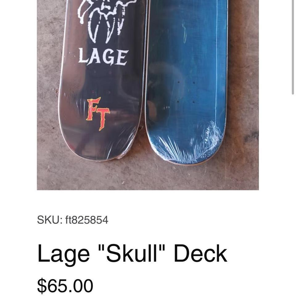 Lage Skull Deck 85 Skated Aa10 7