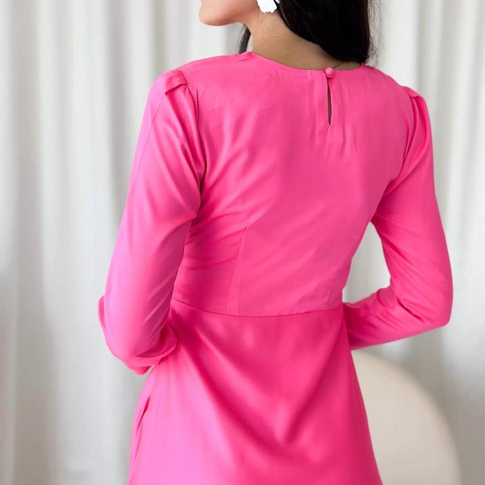 Beautiful Hot Pink Maxi Dress 3