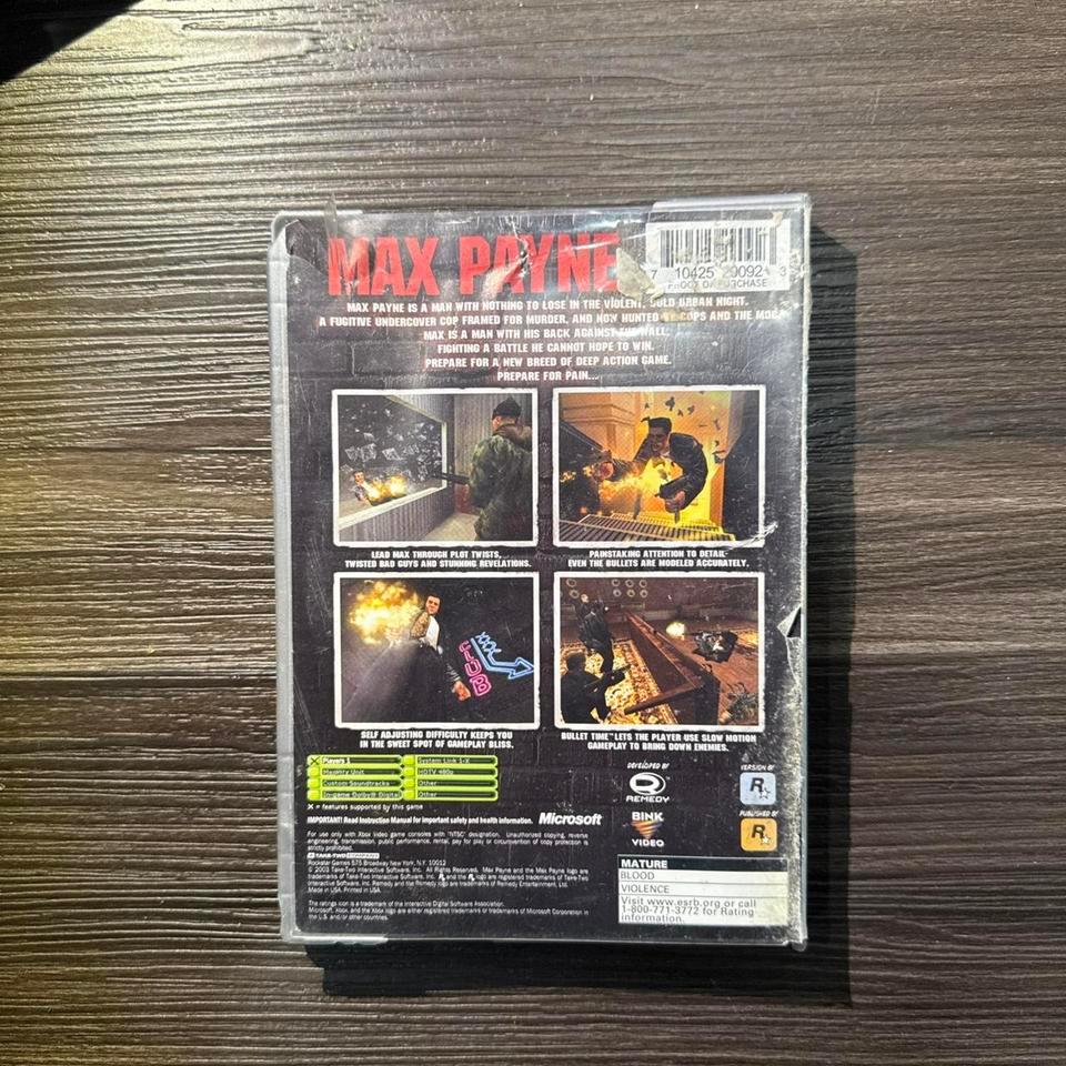 Max Payne Microsoft Xbox 2001 4bae 2