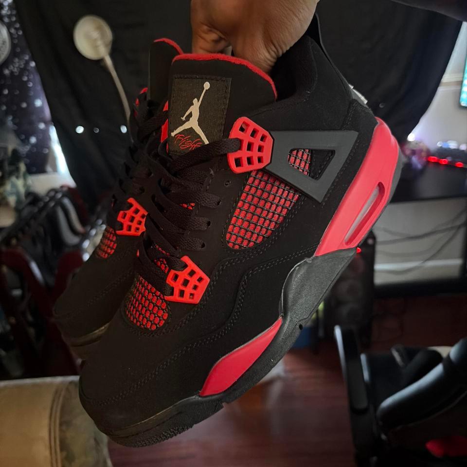 Black And Red Jordan 4 13e5