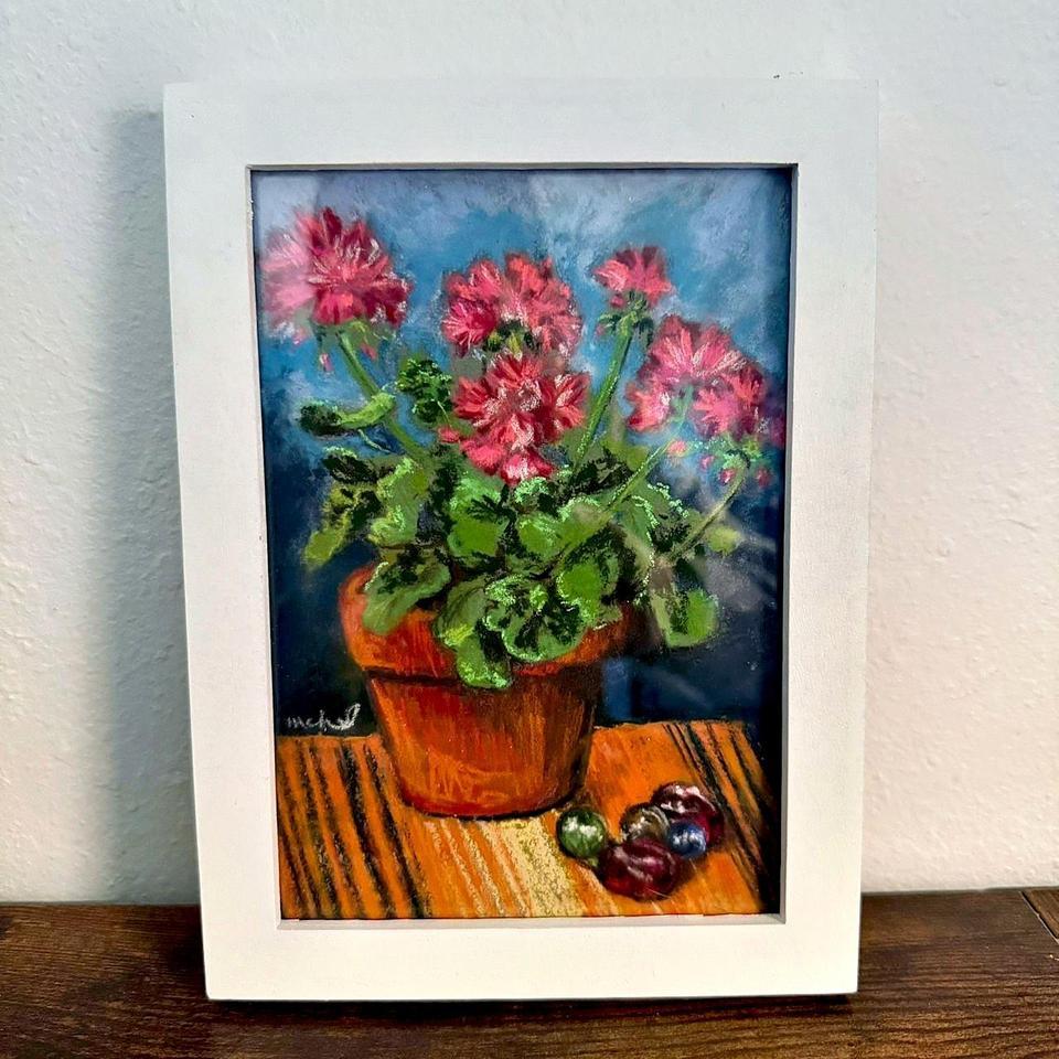 6x8 Oil Pastel Or Chalk