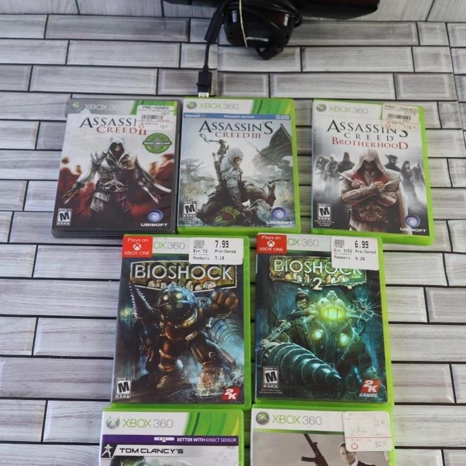 Xbox 360 Bundle Lot Kinect 42eb