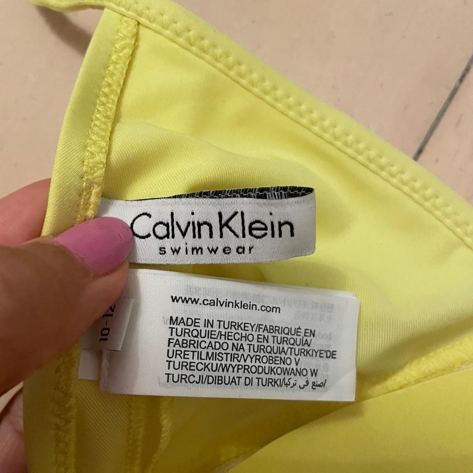 Calvin Klein Bright Yellow Bikini 3