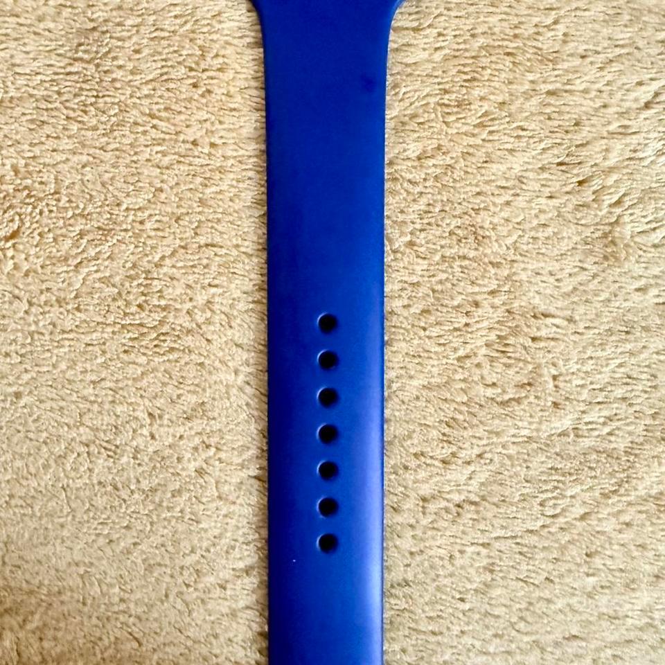 Blue Silicone Apple Watch Band 3